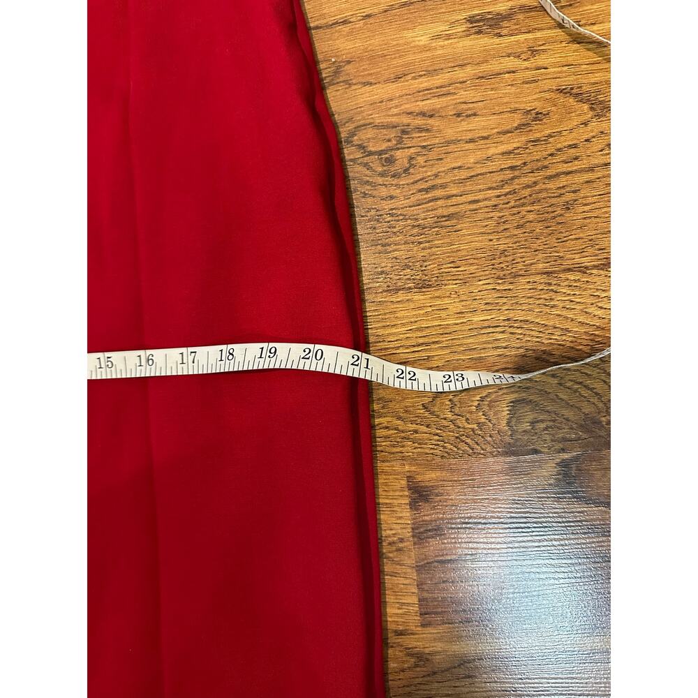 Marcella Natalia Strapless Midi Dress Women's XL Red NWT Minimalist Chic - Picture 15 of 16